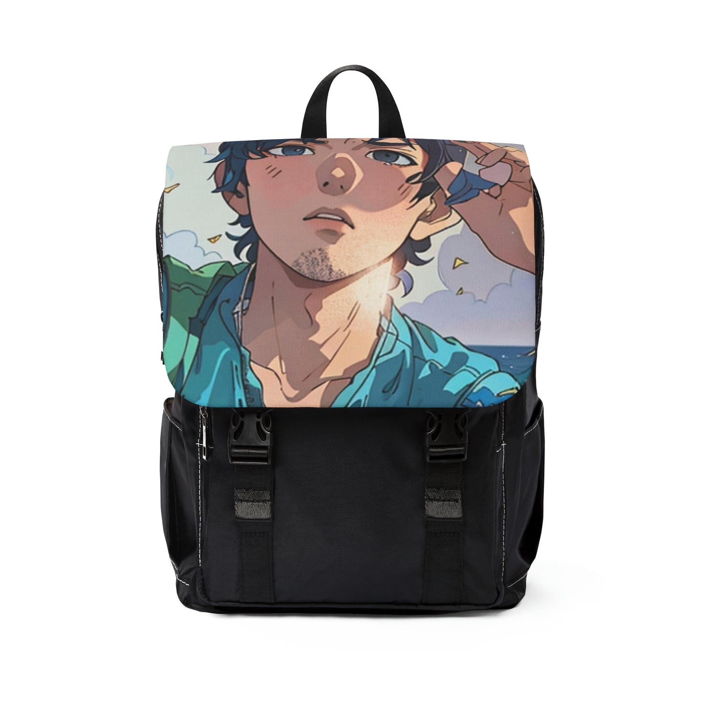 Unisex Casual Shoulder Backpack